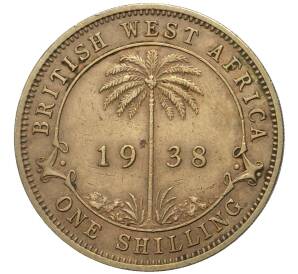 1 шиллинг 1938 года Британская Западная Африка