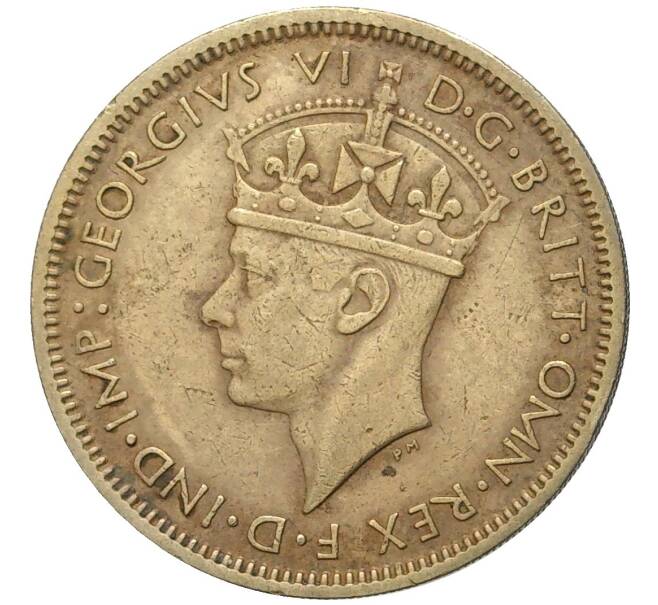Монета 1 шиллинг 1938 года Британская Западная Африка (Артикул K11-70282)