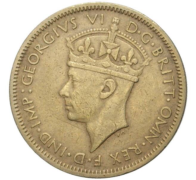 Монета 1 шиллинг 1938 года Британская Западная Африка (Артикул K11-70283)
