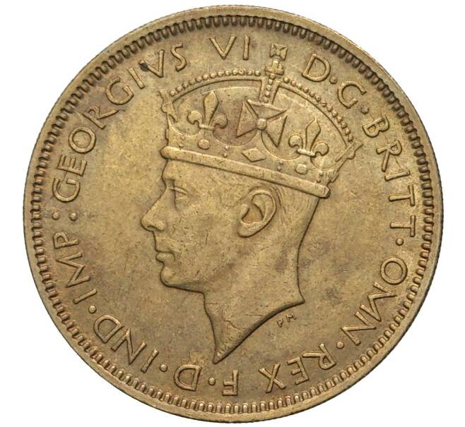 Монета 1 шиллинг 1942 года Британская Западная Африка (Артикул K11-70286)