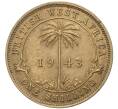 Монета 1 шиллинг 1943 года Британская Западная Африка (Артикул K11-70288)
