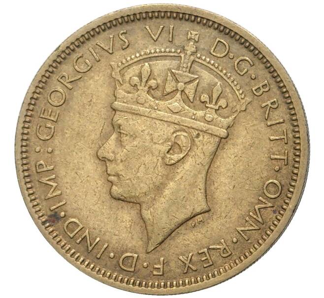 Монета 1 шиллинг 1943 года Британская Западная Африка (Артикул: K11-70300) — Фото №2