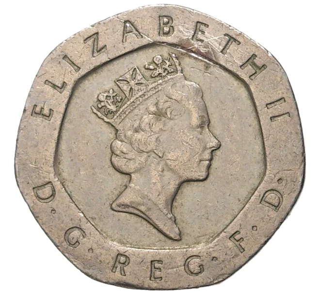 Монета 20 пенсов 1994 года Великобритания (Артикул K11-70310)