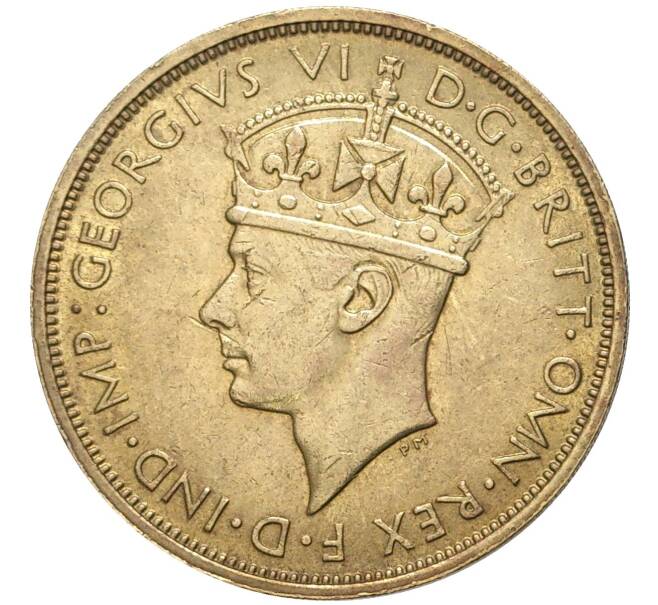 Монета 2 шиллинга 1939 года KN Британская Западная Африка (Артикул: K11-70319) — Фото №2