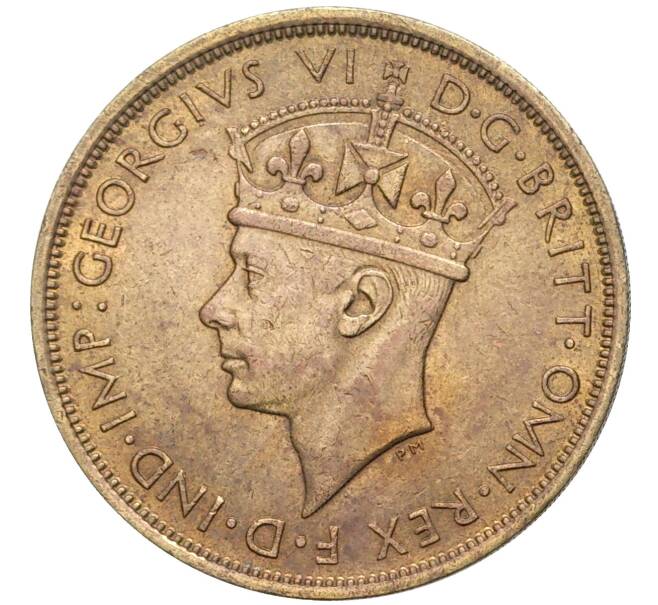 Монета 2 шиллинга 1947 года Н Британская Западная Африка (Артикул: K11-70324) — Фото №2