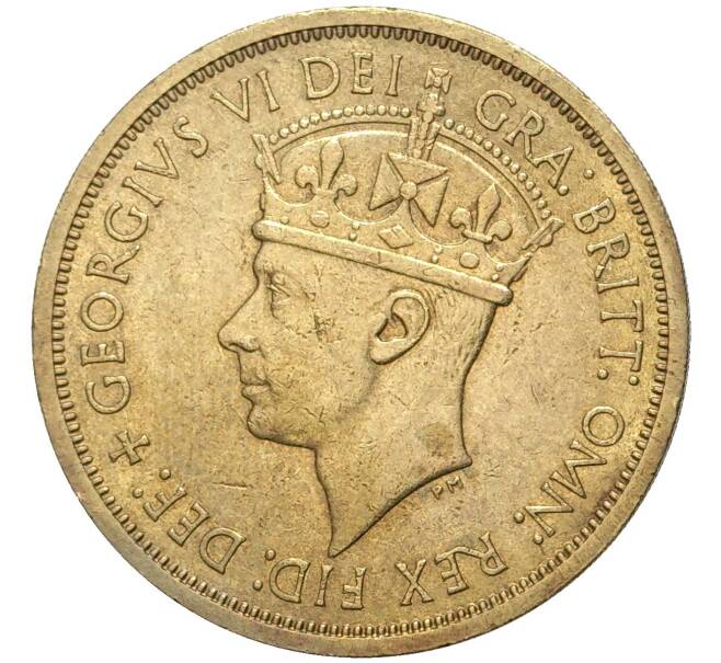 Монета 2 шиллинга 1949 года KN Британская Западная Африка (Артикул K11-70327)