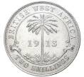 Монета 2 шиллинга 1913 года Н Британская Западная Африка (Артикул K11-70330)