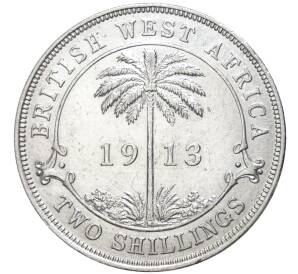 2 шиллинга 1913 года Н Британская Западная Африка