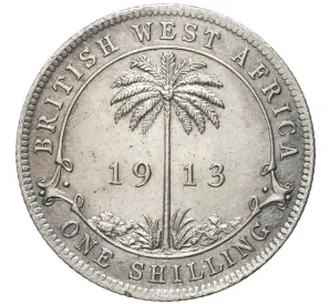 1 шиллинг 1913 года Британская Западная Африка