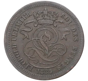 2 сантима 1835 года Бельгия