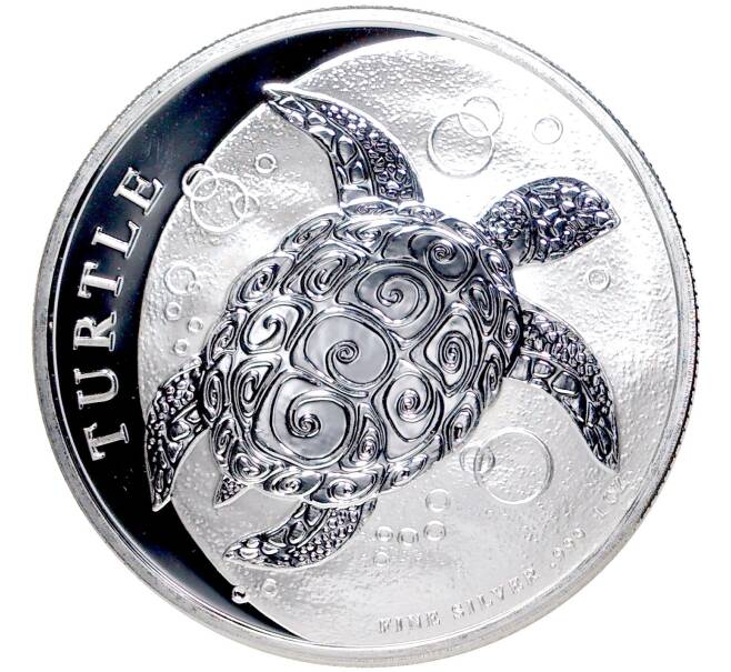 Монета 2 доллара 2019 года Ниуэ «Черепаха бисса» (Артикул M2-56379)