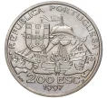Монета 200 эскудо 1997 года Португалия «445 лет со дня смерти святого Франциска Ксаверия» (Артикул K27-80068)