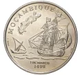 Монета 200 эскудо 1998 года Португалия «Путешествие Васко да Гамы в Индию 1498 года — Мозамбик» (Артикул K27-80074)