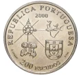 Монета 200 эскудо 2000 года Португалия «Земля Лабрадор» (Артикул K27-80082)