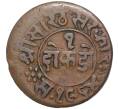 Монета 1 докдо 1907 года (VS1964) Британская Индия — Княжество Джунагадх (Артикул K27-80095)