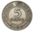 Монета 5 центов 1939 года Британский Гондурас (Артикул K27-80113)