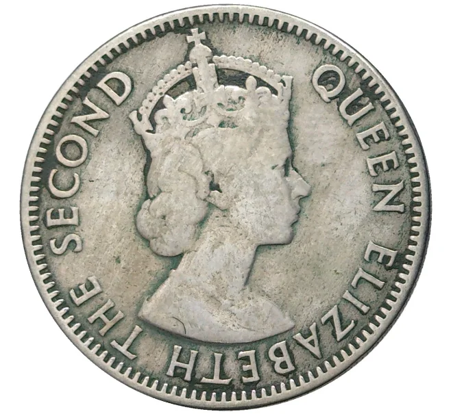 Монета 50 милс 1955 года Британский Кипр (Артикул K11-70710)
