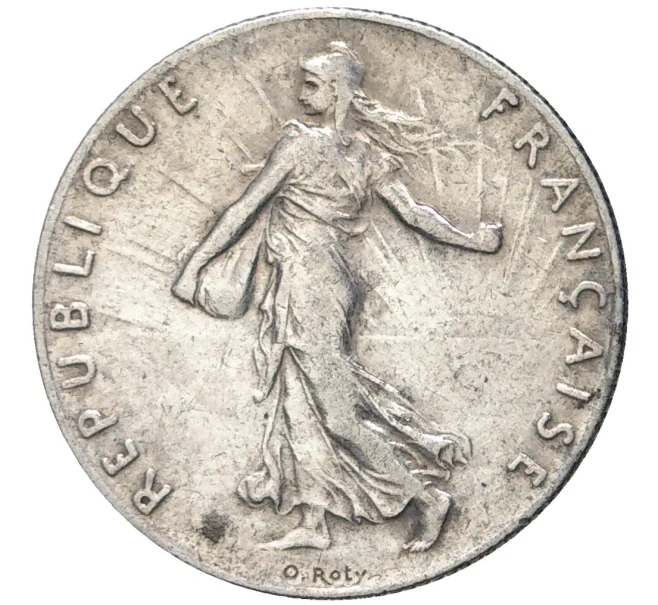 Монета 50 сантимов 1915 года Франция (Артикул K11-70761)