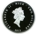 Монета 2 доллара 2013 года Ниуэ «Кавказская пленница — Трус, Балбес, Бывалый» (Артикул M2-56405)