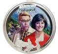 Монета 2 доллара 2013 года Ниуэ «Кавказская пленница — Шурик и Нина» (Артикул M2-56406)