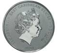 Монета 1 доллар 2020 года Восточные Карибы «Ангилья» (Покрытие из рутения + позолота) (Артикул M2-56457)