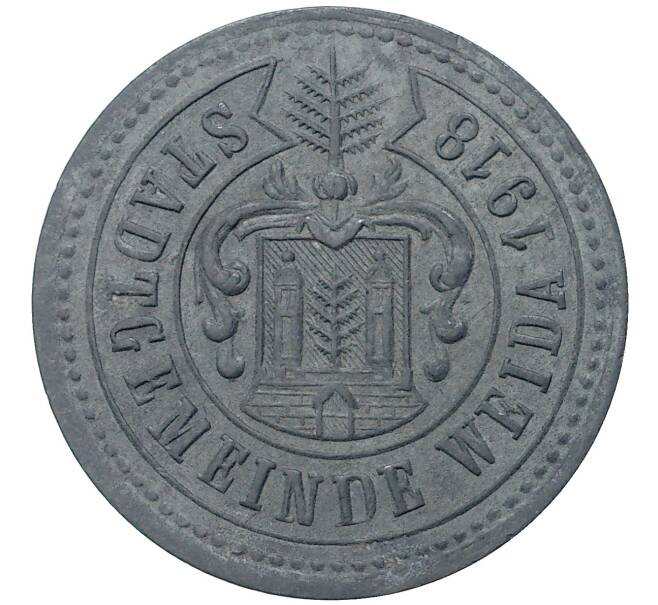 Монета 50 пфеннигов 1918 года Германия — город Вайда (Нотгельд) (Артикул: M2-56576) — Фото №1