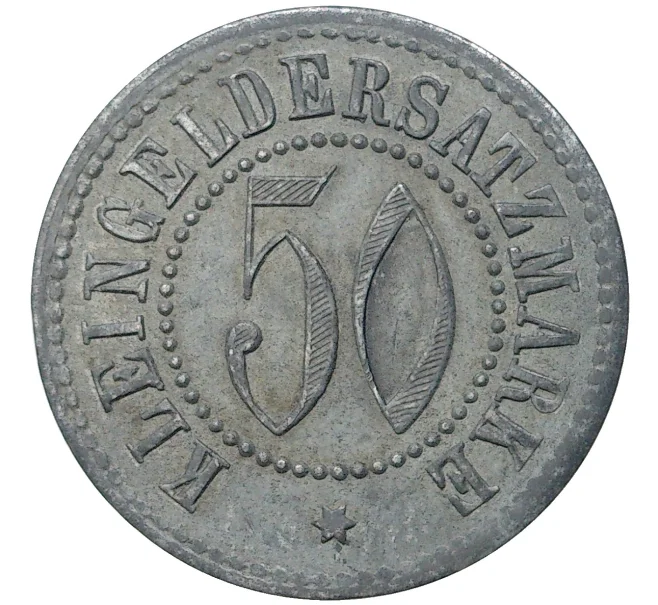 Монета 50 пфеннигов 1918 года Германия — город Вайда (Нотгельд) (Артикул M2-56580)