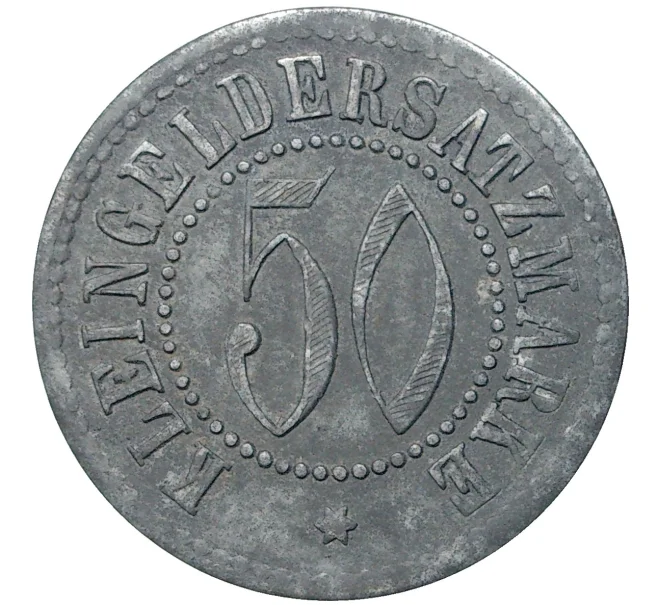 Монета 50 пфеннигов 1918 года Германия — город Вайда (Нотгельд) (Артикул M2-56585)