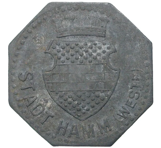 Монета 2 пфеннига 1917 года Германия — город Хамм (Нотгельд) (Артикул M2-56596)