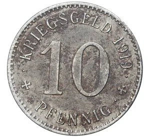 10 пфеннигов 1919 года Германия — город Тройхтлинген (Нотгельд)
