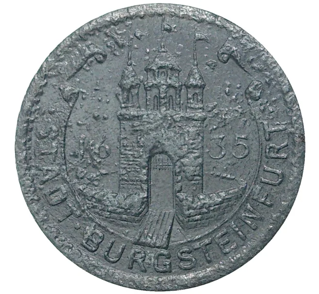 Монета 10 пфеннигов 1917 года Германия — город Бургштайнфурт (Нотгельд) (Артикул M2-56602)