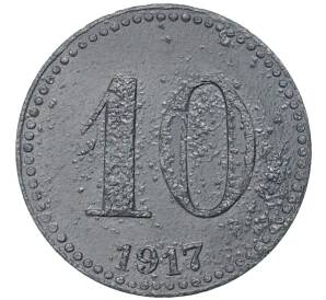 10 пфеннигов 1917 года Германия — город Губен (Нотгельд)