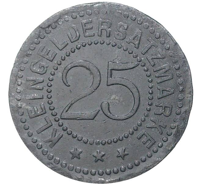 Монета 25 пфеннигов 1917 года Германия — город Грайфсвальд (Нотгельд) (Артикул M2-56620)