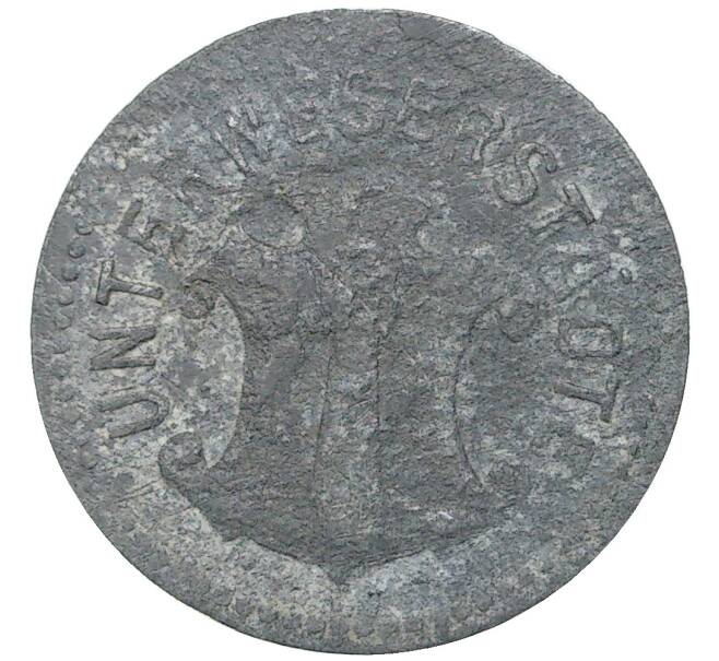 Монета 5 пфеннигов 1919 года Германия — город Унтервезерштедтте (Нотгельд) (Артикул M2-56631)