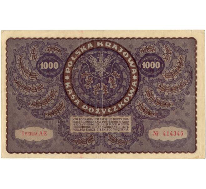 Банкнота 1000 марок 1919 года Польша (Артикул B2-9044)