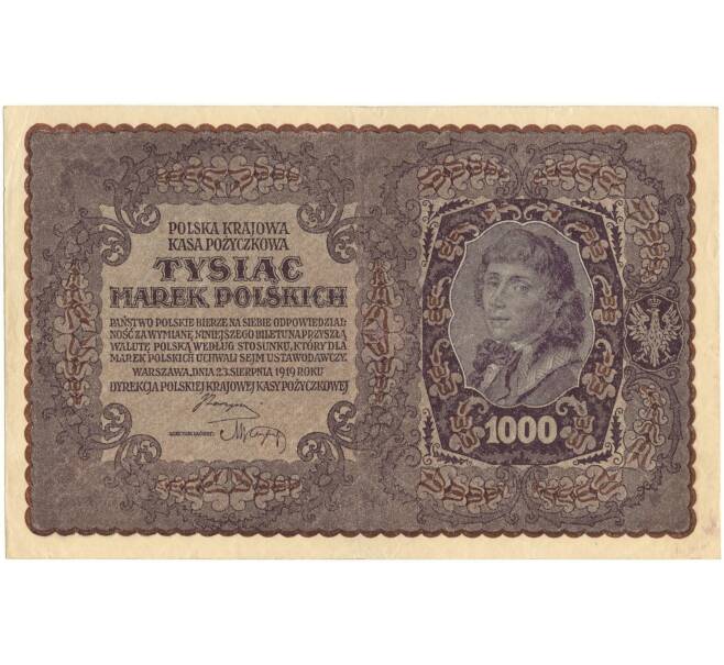 Банкнота 1000 марок 1919 года Польша (Артикул: B2-9051) — Фото №1