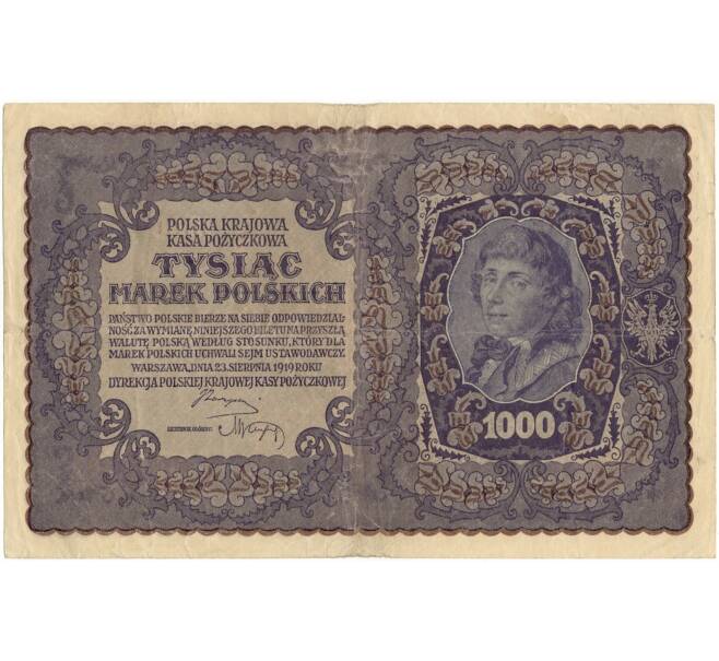 Банкнота 1000 марок 1919 года Польша (Артикул: B2-9053) — Фото №1