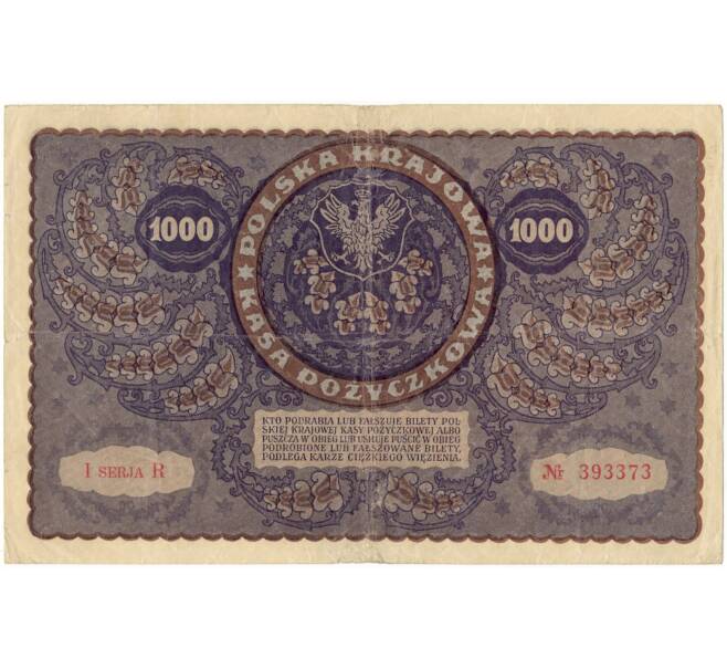 Банкнота 1000 марок 1919 года Польша (Артикул: B2-9053) — Фото №2