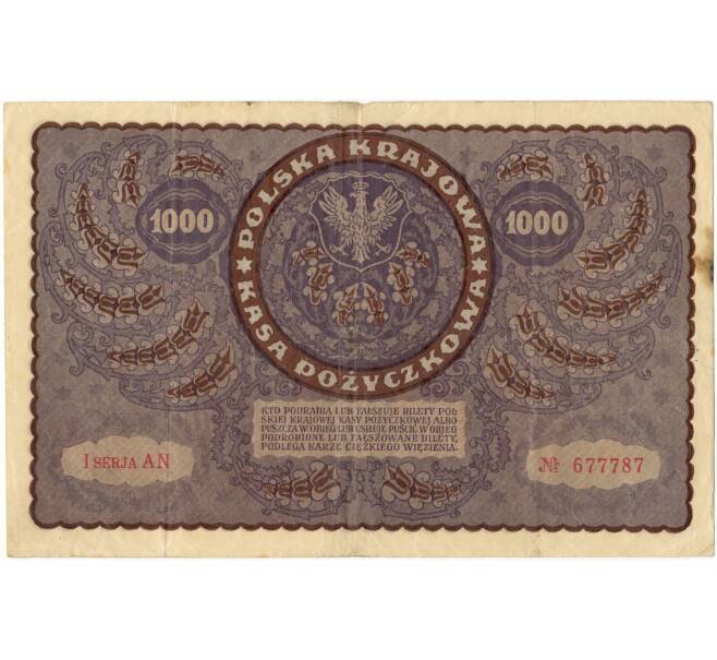 Банкнота 1000 марок 1919 года Польша (Артикул B2-9055)
