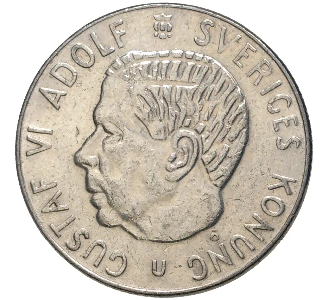 Монета 1 крона 1973 года Швеция (Артикул M2-56492)