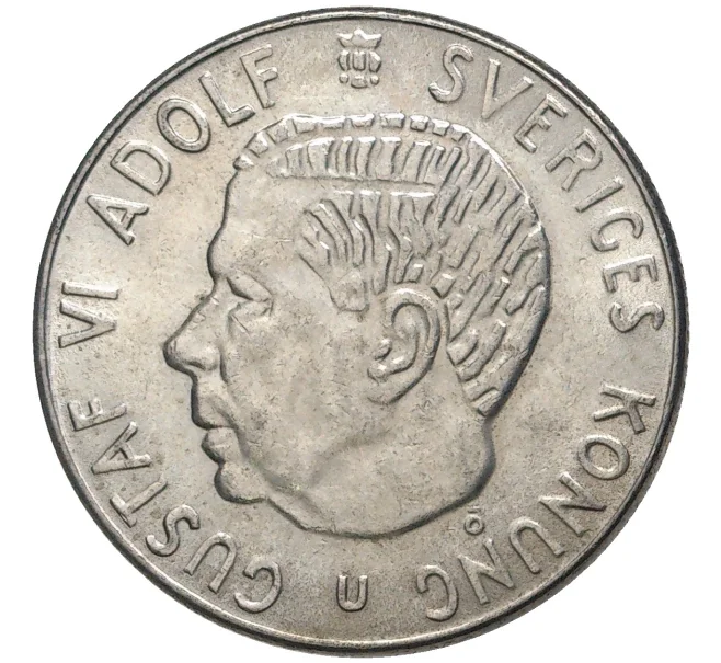 Монета 1 крона 1973 года Швеция (Артикул M2-56494)