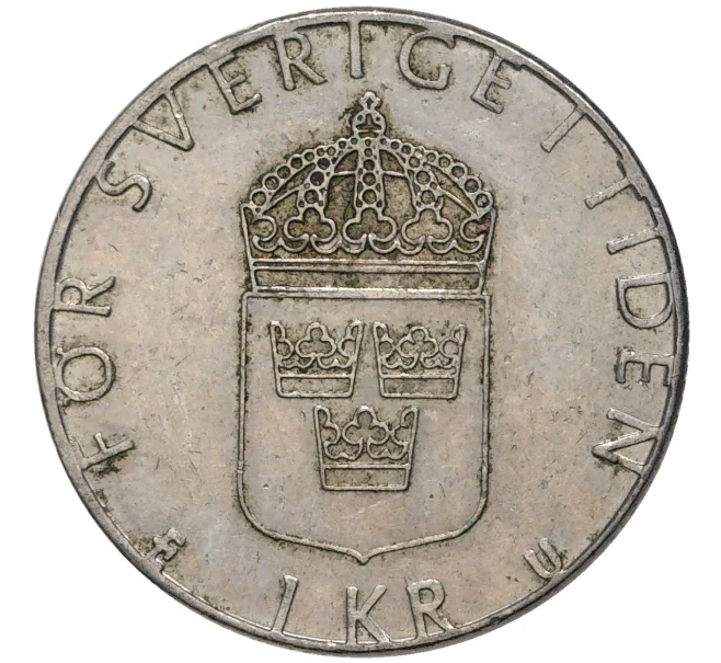 Монета 1 крона 1978 года Швеция (Артикул M2-56501)