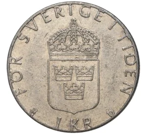 1 крона 1981 года Швеция