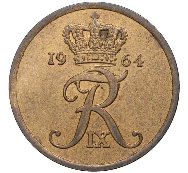 Монета 5 эре 1964 года Дания (Артикул M2-56517)