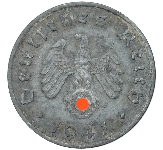 Монета 10 рейхспфеннигов 1941 года A Германия (Артикул M2-56524)