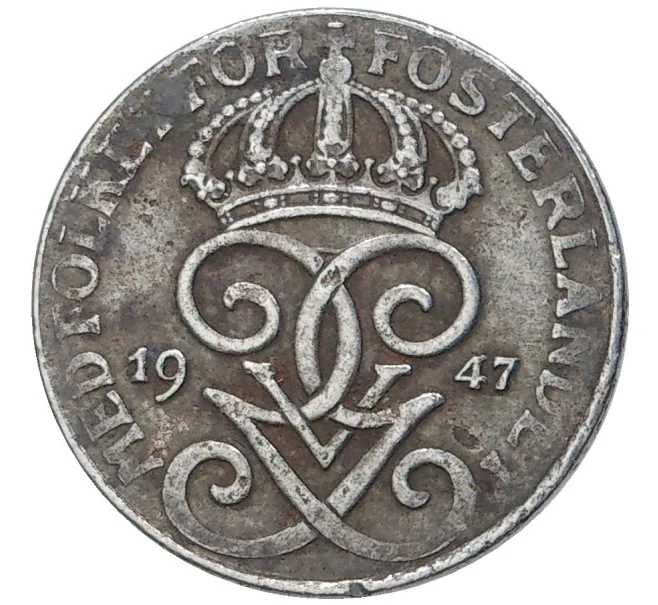 Монета 1 эре 1947 года Швеция (Артикул M2-56531)