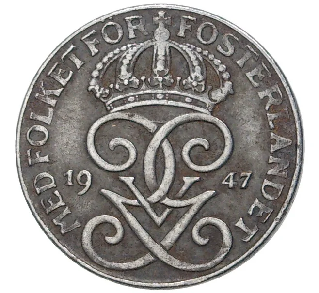 Монета 1 эре 1947 года Швеция (Артикул M2-56532)