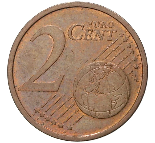 Монета 2 евроцента 2002 года Германия (Артикул M2-56542)