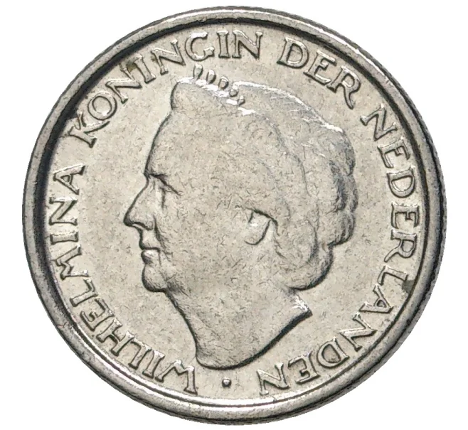 Монета 10 центов 1948 года Нидерланды (Артикул M2-56544)