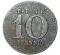 Монета 10 пфеннигов 1919 года Германия — город Наумбург (Нотгельд) (Артикул M2-56840)